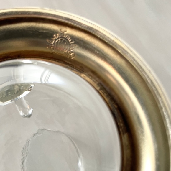 VINTAGE Mid-Century Silver Smith Studio Glass & Silver Cocktail Pitcher - Picture 7 of 10